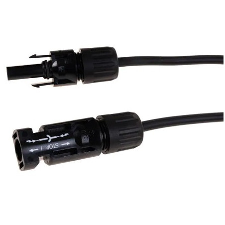 HM Solar-Verlängerungskabel MC4, 10m, Stecker/Buchse