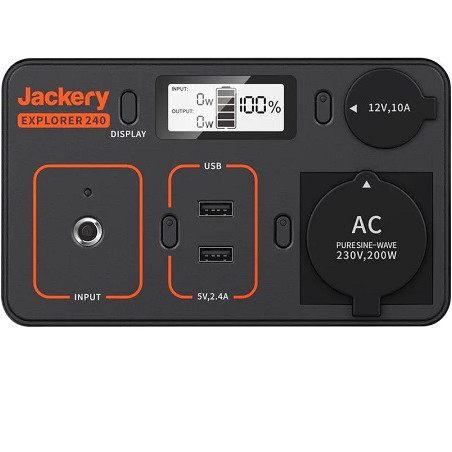 Jackery Power Station "Explorer 240", 240Wh, 14.4V, 16.8 Ah