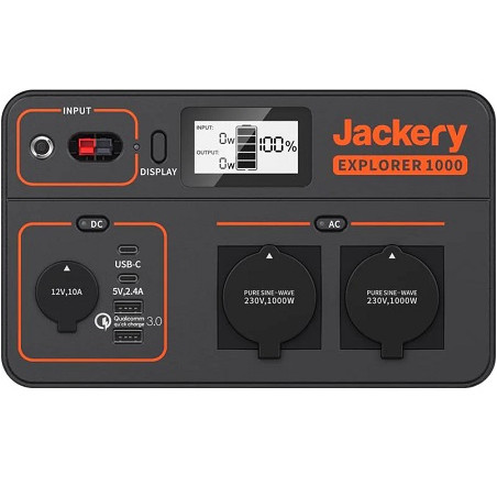 Jackery Power Station "Explorer 1000", 1'00Wh, 21.6V, 46.4 Ah