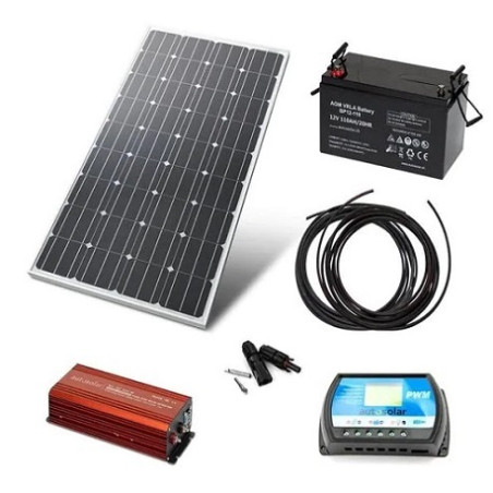 Autosolar PV Solar Inselanlage "160W", Panel/Regler/Akku/Richter