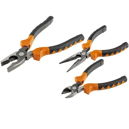 Chilitec Zangen-Set "ProiGrip", 3 teilig, isolierte Griffe