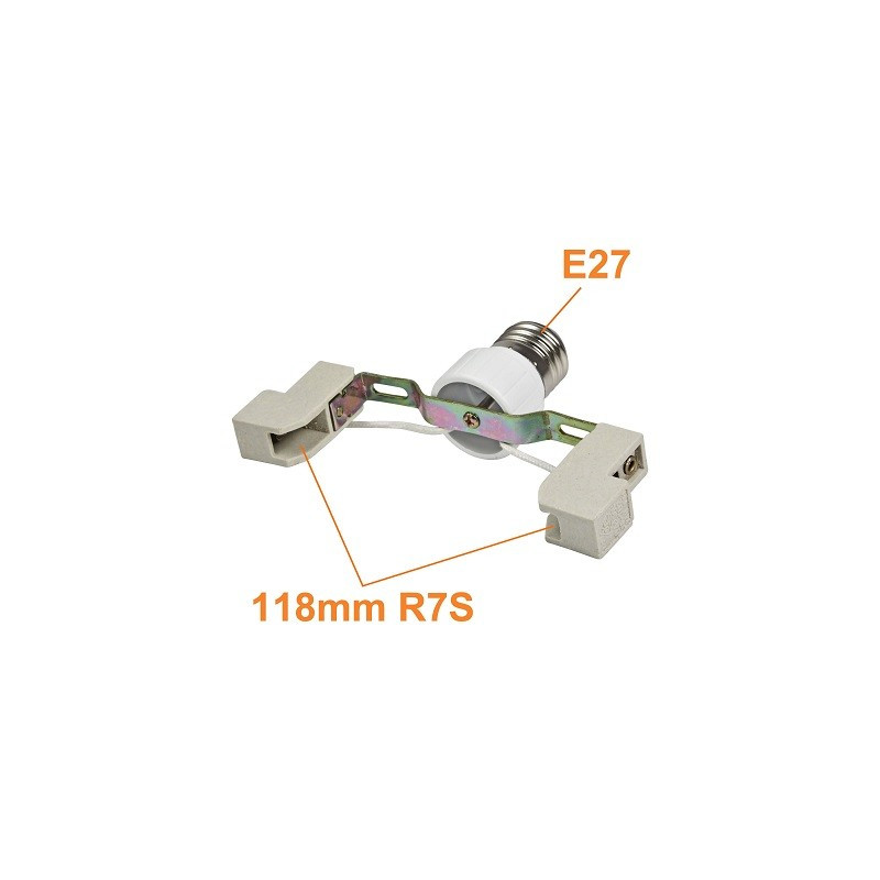 MENGS E27 auf R7s 118mm Lampen-Adapter