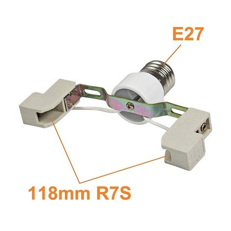 Synergy21 E27 auf R7s 118mm Lampensockel/Adapter
