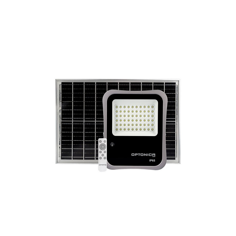 OPTONICA LED Solar-Scheinwerfer "LFS-30", 30W, 60 LED, inkl. FB
