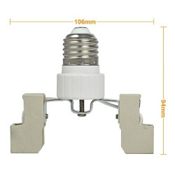 MENGS E27 auf R7s 78mmLampensockel/Adapter 2