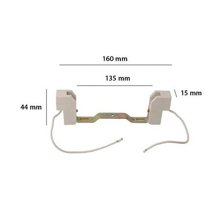 HM Lampenfassung R7s, 138mm, Keramik | 4154