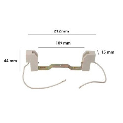 HM Lampenfassung R7s, 189mm, Keramik | 4155 2