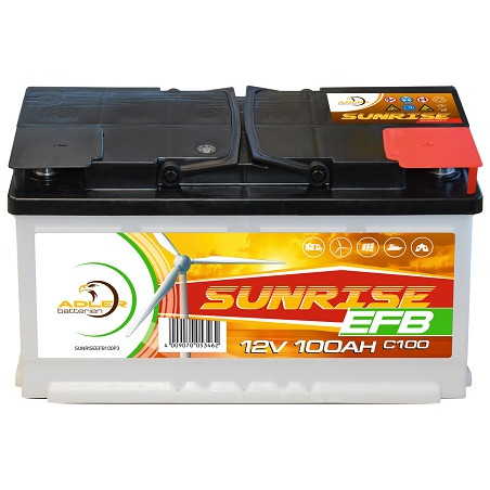 Adler EFB Professional Batterie/Akku, 100Ah, 12V