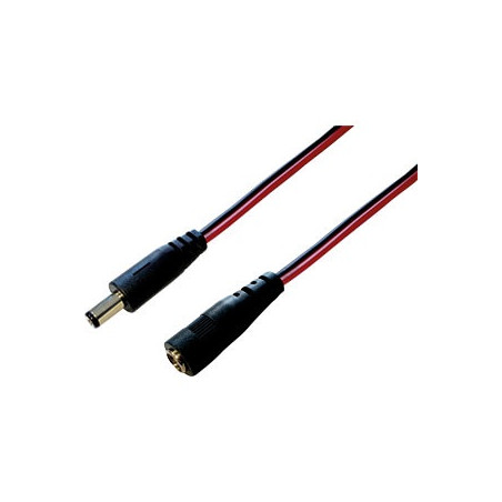 HM DC-Adapterkabel, Verlängerung 5.5x2.1 mm, 3m Kabel