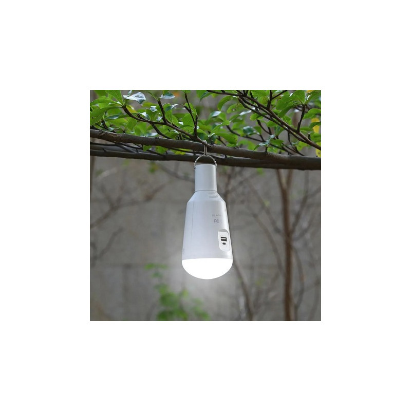 LEDKIA LED Solar-Lampe E27, tragbar, DC 5V/7W