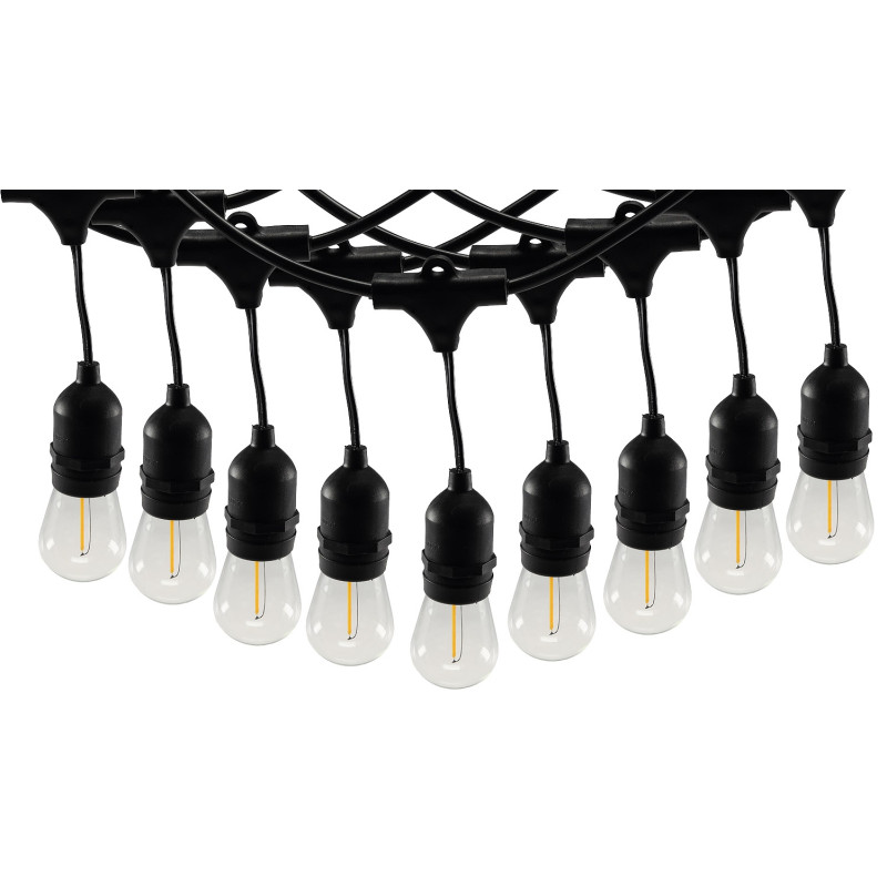 Chilitec LED Solar-Lichterkette "CT-BGL10", 10 LED Lampen