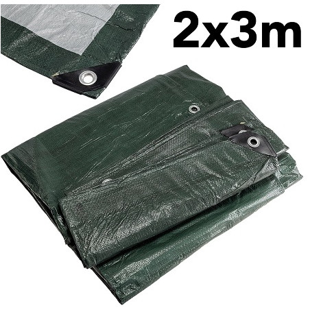 Chilitec Allzweck-Gewebeplane mit Ösen, 2 x 3m, wasserfest