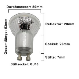 PB LED-Lampe, Strahler GU10, 7W, dimmbar 2
