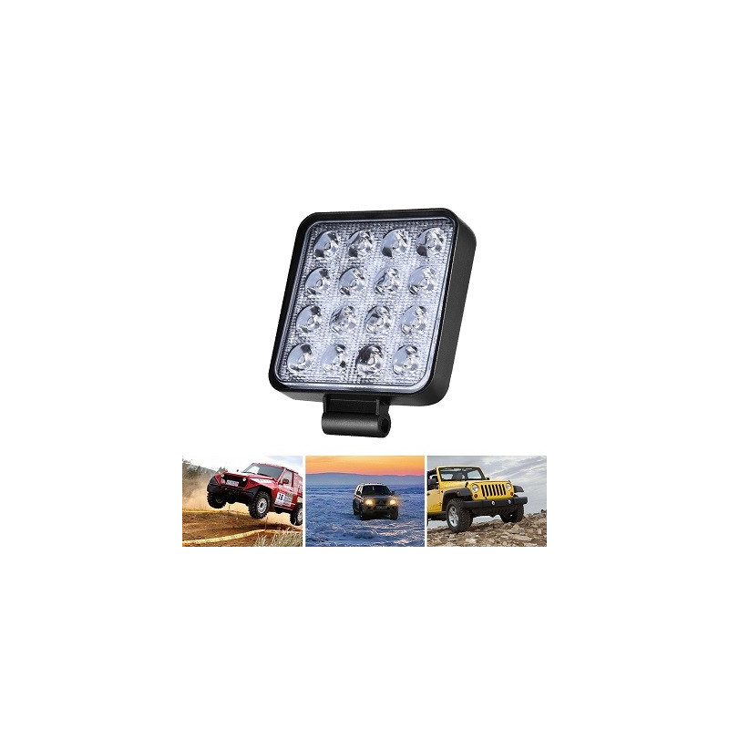 HM LED-Arbeitsscheinwerfer "Offroad 48Q" 48W, 10V-30V