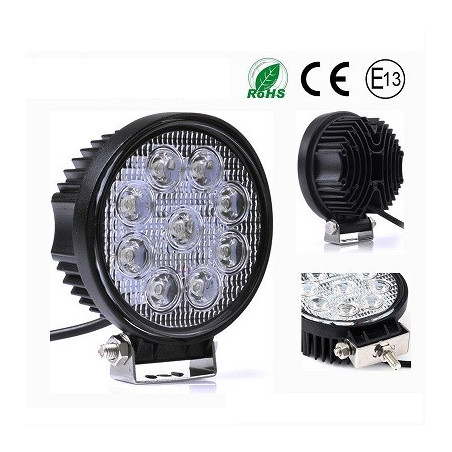 HM LED-Arbeitsscheinwerfer "Offroad 27R", 27W, 10V-30V