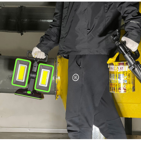 Chilitec LED-Baustrahler "DUO-60", 2 x 30W, Akku, SMD-LED