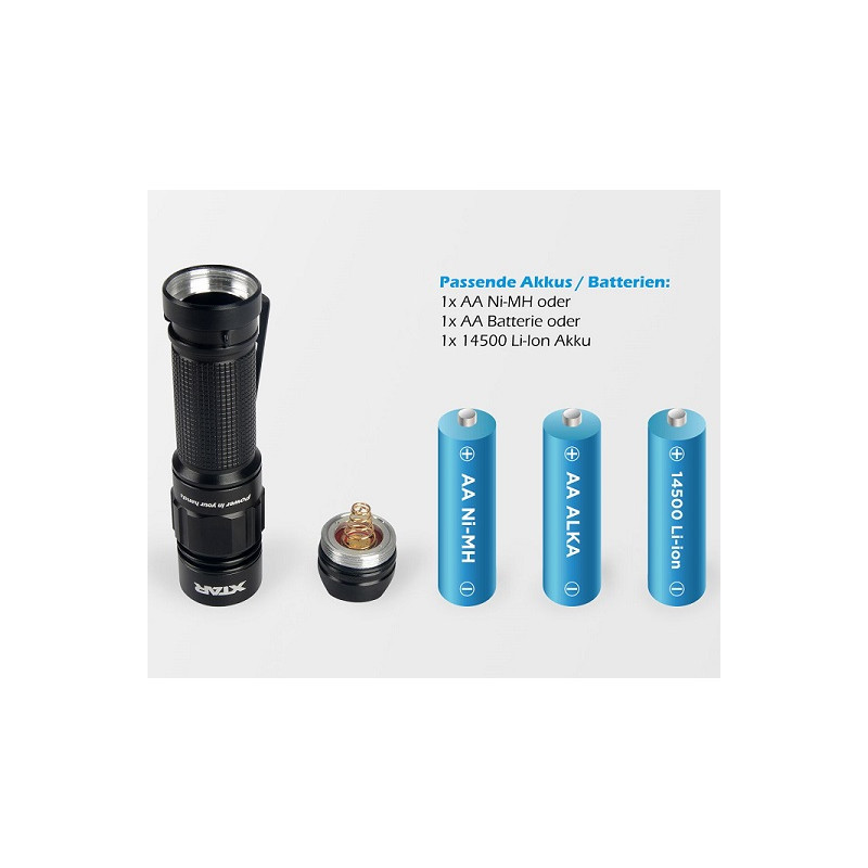 XTAR LED-Taschenlampe "WK16 Venus", EDC, 4 Leuchtmodus