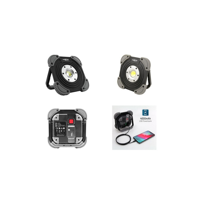Ansmann LED-Arbeitsstrahler "FL1400R", 10W, Akku, COB