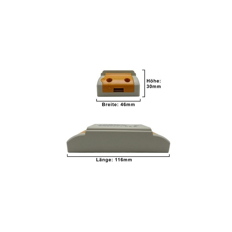 PB LED AC-Treiber/Trafo, 12V AC, 1-70W, dimmbar