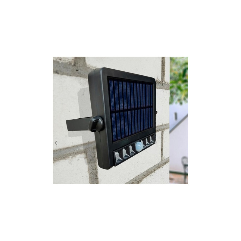 HM LED Solar-Wandleuchte "SWL-5W", PIR, 6 LEDs