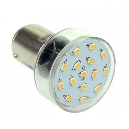 David Com. BA15d LED Lampe, 1.5W, DC10-30V, 15 LED's, dimmbar