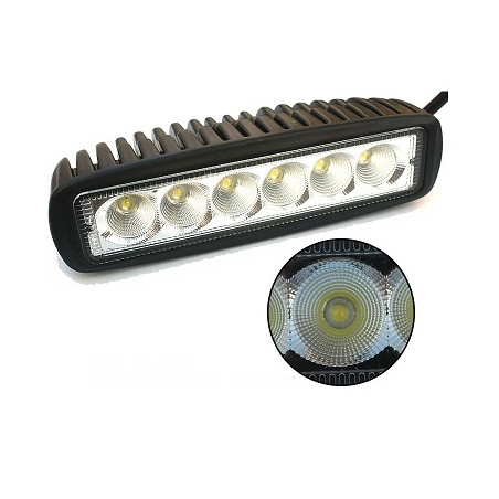 HM LED-Arbeitsscheinwerfer "Offroad 18Q", 18W, 10V-30V