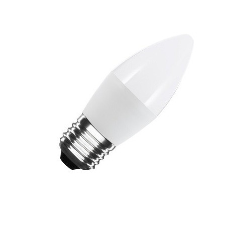 LEDKIA E27 LED Lampe, Kerze "C37", 5W, matt