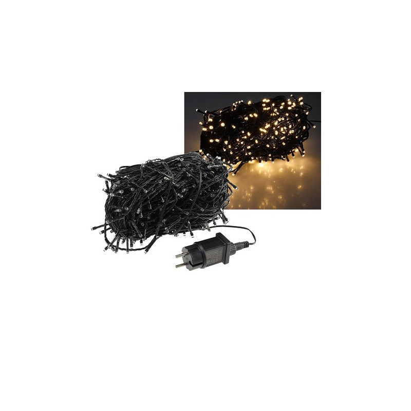 HM LED Lichterkette "ALK400", 40m +5m Zuleitung, 400 LEDs