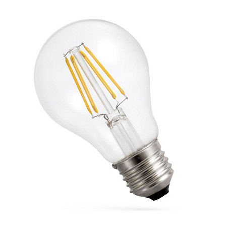 HM LED Lampe, Tropfen/Kugel Filament E27, 4W, klar