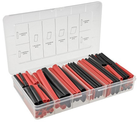 Chilitec Schrumpfschlauch-Sortiment, 142-teilig