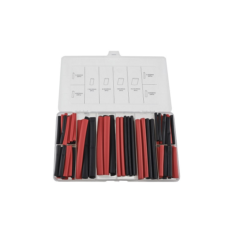 Chilitec Schrumpfschlauch-Sortiment, 142-teilig