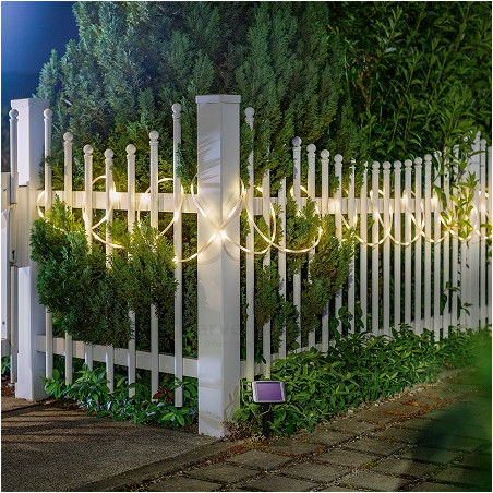 Esotec LED Solar-Lichtschlauch "Premium1", 12m, 100 LED Lampen