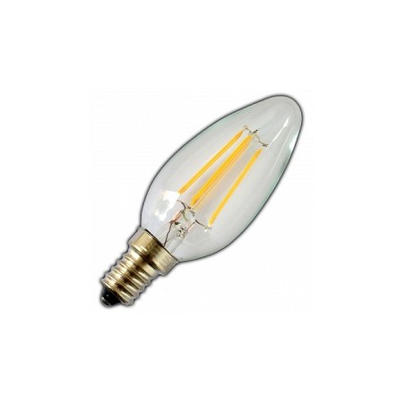 Kindom E14 LED Lampe, Filament Kerzenlampe, 6W, dimmbar