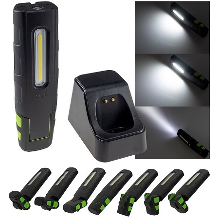 Chilitec LED-Stableuchte mit Akku "FlexiLED 900", 10W, COB