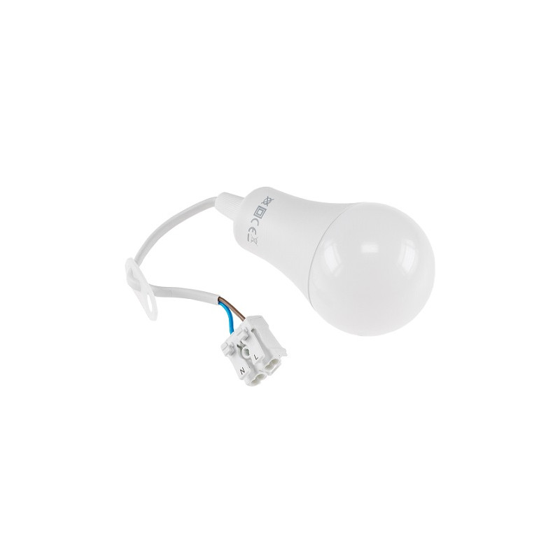HM E27 LED Baustellen-Leuchte, 12W, 15cm Kabel, Aufhänger
