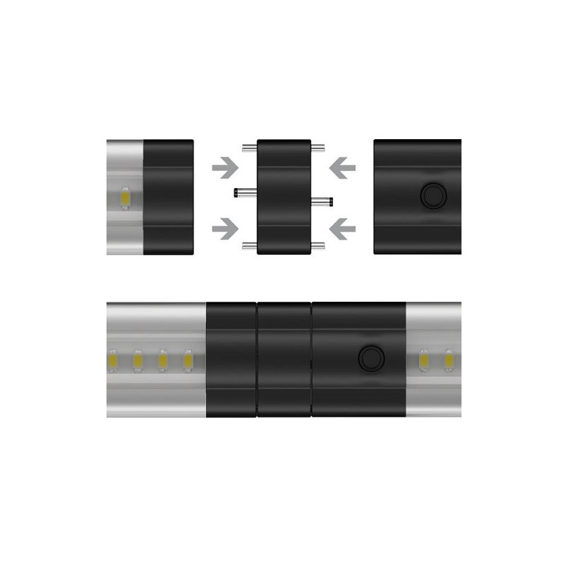 Ledscom Steck-Verbinder für Unterbau-Leuchten "SIRIS"