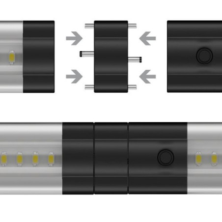 Ledscom Steck-Verbinder für Unterbau-Leuchten "SIRIS"