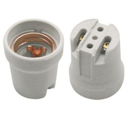 Kanlux E27 Lampen Fassung "HLDR-E27", rund, max. 60W