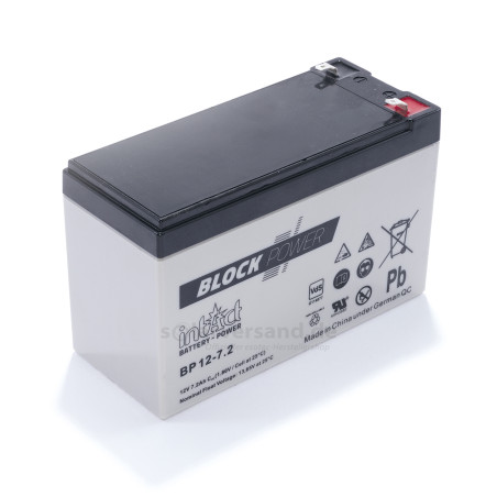 intact AGM Solarakku "Intact Block Power", 7Ah, 12V