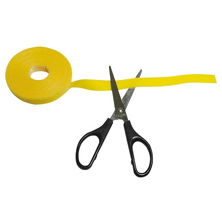 McPower Klettband Kabelbinder, in 2 Farben, 4m Rolle