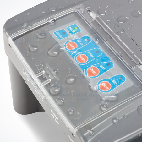 Esotec Akkubox 12V DC, 7Ah, LED-Anzeige, Timerbetrieb