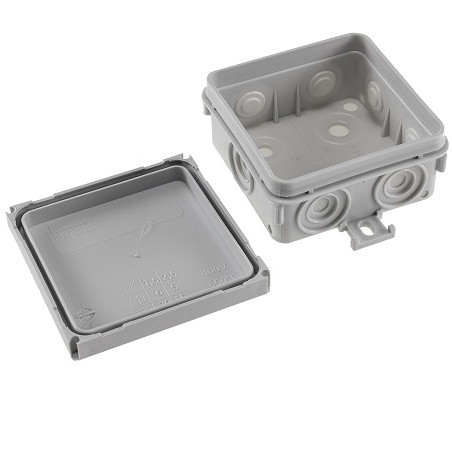 HM Feuchtraum Kabelabzweigdose, IP54, 7.5 x 7.5 x 4cm