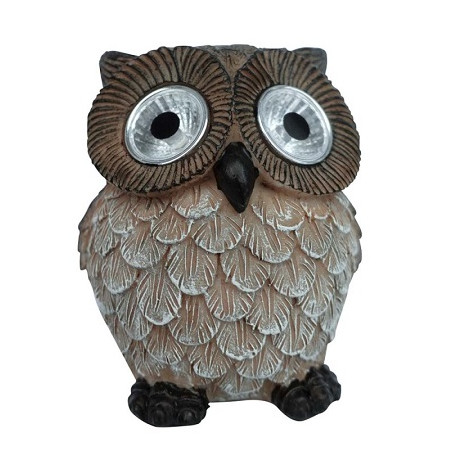 NCC-Licht LED-Solar Deko Eule, 3W, 2 x 1 LED