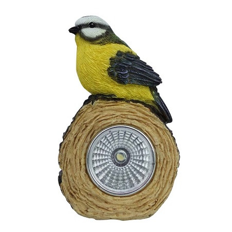 NCC-Licht LED-Solar Deko "kleine Meise", 3W, 2 x 1 LED