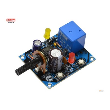 Kemo Präzisions-Timer Bausatz "B133", 12V DC, einstellbar | 4218