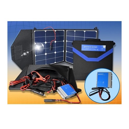 Prevent 50W faltbare, monokristalline Solartasche, Koffer