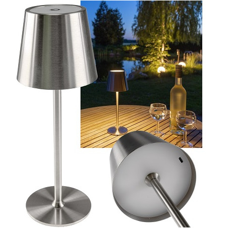 Chilitec LED Akku Tischleuchte "Foco Tenda", 30cm, dimmbar