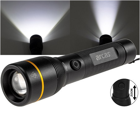 Arcas LED-Taschenlampe "Ac10W", 10W, Powerbankfunktion