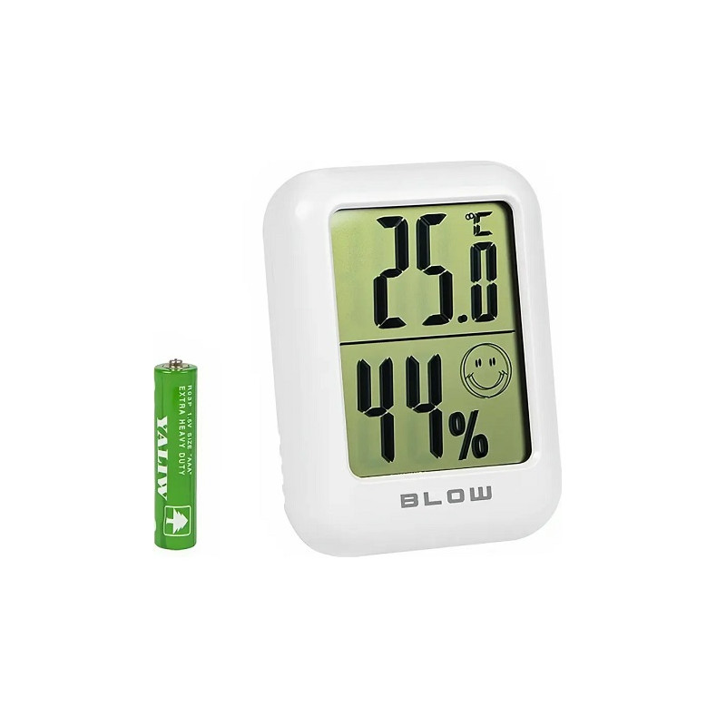HM Hygrometer und Thermometer mit Smiley, LCD-Anzeige