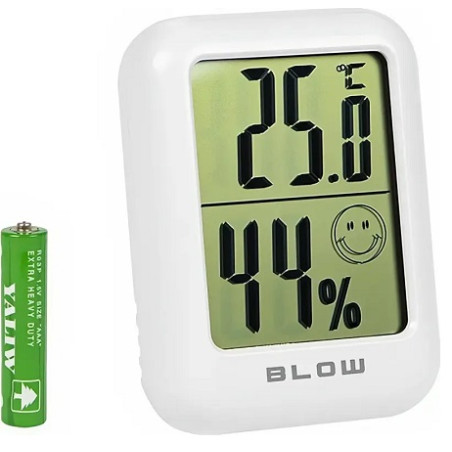 HM Hygrometer und Thermometer mit Smiley, LCD-Anzeige